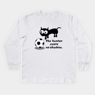 Cat Football Kids Long Sleeve T-Shirt